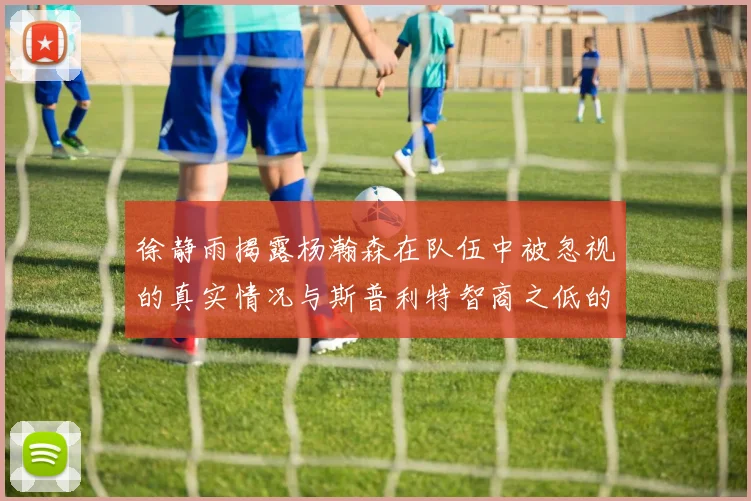 徐静雨揭露杨瀚森在队伍中被忽视的真实情况与斯普利特智商之低的尴尬真相